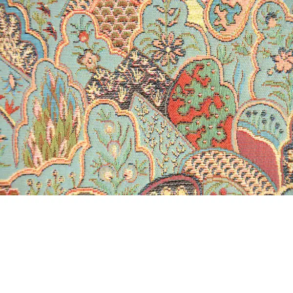 Mosaique Chinoise Blue Cushion | Close Up 2