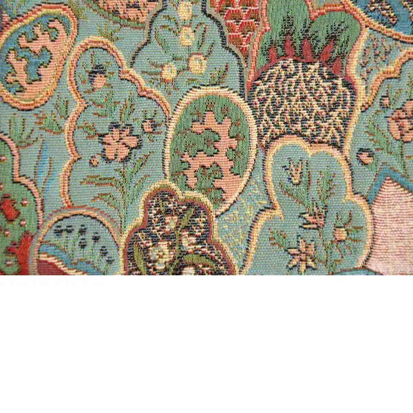Mosaique Chinoise Blue Cushion | Close Up 3