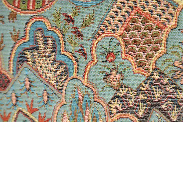 Mosaique Chinoise Blue Cushion | Close Up 4
