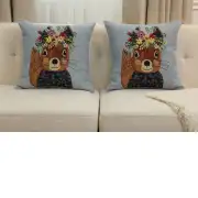 Callie the Squirrel Cushion Cover | Close Up 5
