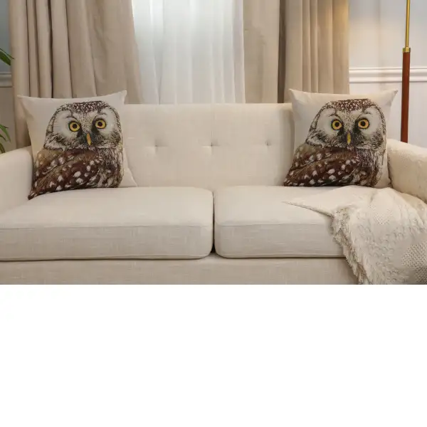 Superb Owl Cushion Cover | Close Up 5