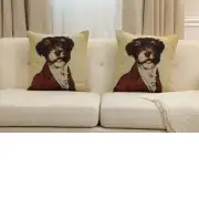 General Yorkie Cushion Cover | Close Up 5