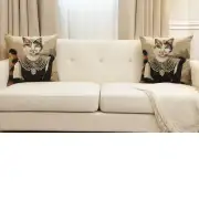 Denise Cat Cushion Cover | Close Up 5