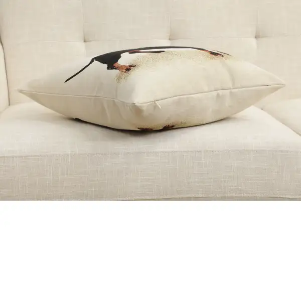 Pickles The Dachschund Cushion Cover - 18 in. x 18 in. Cotton/Polyester/Acrylic by Charlotte Home Furnishings Inc | Close Up 3