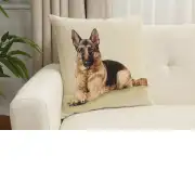 German Shephard Cushion Cover | Close Up 1