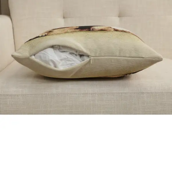 German Shephard Cushion Cover - 18 in. x 18 in. Cotton/Polyester/Acrylic by Charlotte Home Furnishings Inc | Close Up 4