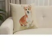Corgie Cushion Cover | Close Up 1