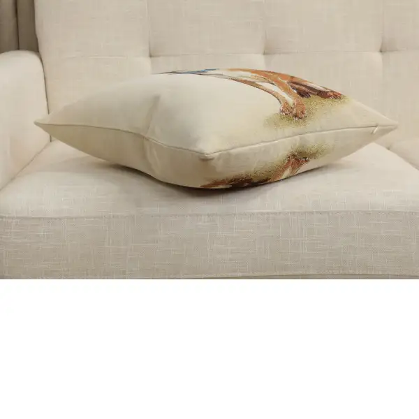 Hilton The Chihuahua Cushion Cover - 18 in. x 18 in. Cotton/Polyester/Acrylic by Charlotte Home Furnishings Inc | Close Up 3