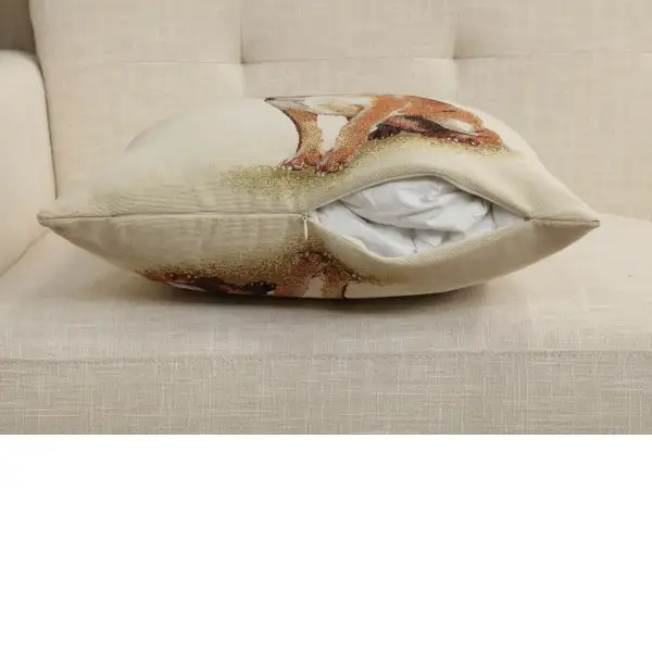 Hilton The Chihuahua Cushion Cover - 18 in. x 18 in. Cotton/Polyester/Acrylic by Charlotte Home Furnishings Inc | Close Up 4