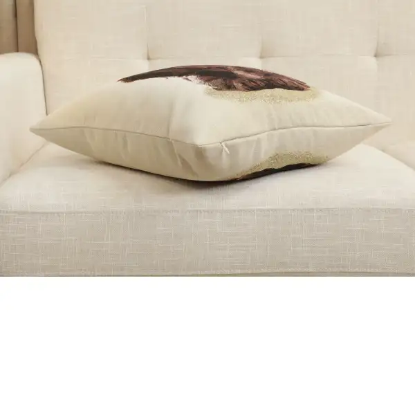 Little Dasch Cushion Cover - 18 in. x 18 in. Cotton/Polyester/Acrylic by Charlotte Home Furnishings Inc | Close Up 3