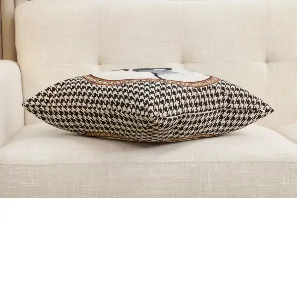 French Bulldog Cushion Cover - 18 in. x 18 in. Cotton/Polyester/Acrylic by Charlotte Home Furnishings Inc | Close Up 3