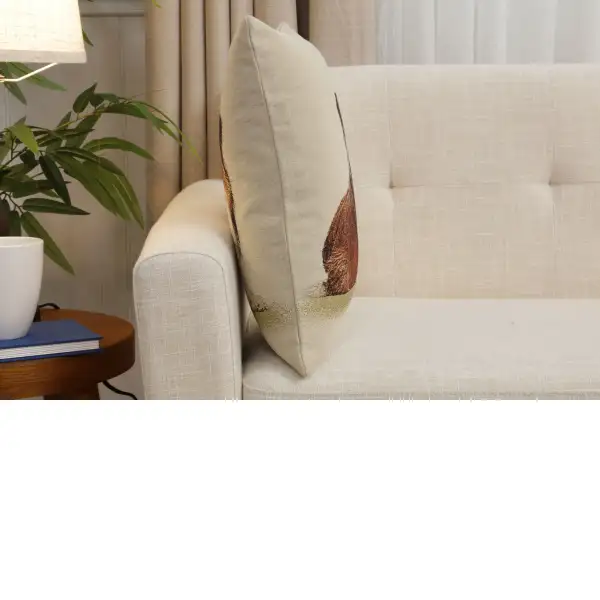 Lassie Cushion Cover - 18 in. x 18 in. Cotton/Polyester/Acrylic by Charlotte Home Furnishings Inc | Close Up 2