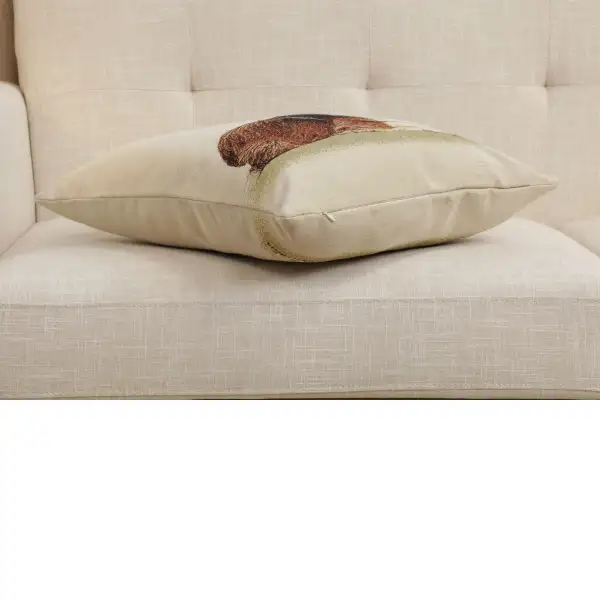 Lassie Cushion Cover - 18 in. x 18 in. Cotton/Polyester/Acrylic by Charlotte Home Furnishings Inc | Close Up 3