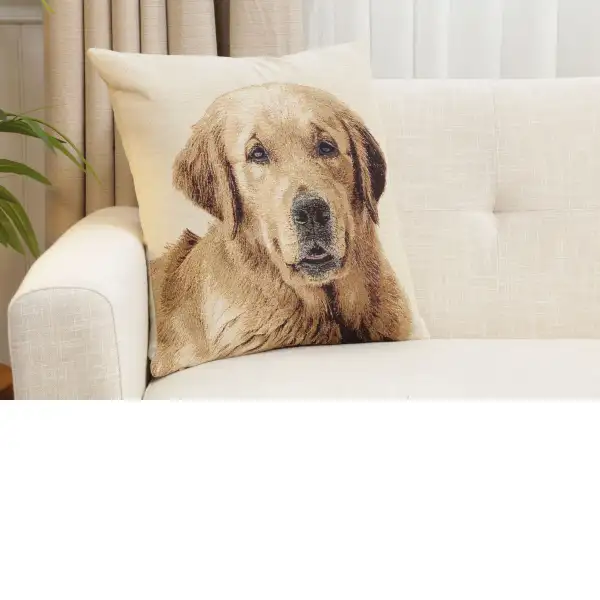Marley Cushion Cover - 18 in. x 18 in. Cotton/Polyester/Acrylic by Charlotte Home Furnishings Inc | Close Up 1