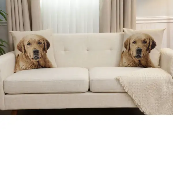 Marley Cushion Cover - 18 in. x 18 in. Cotton/Polyester/Acrylic by Charlotte Home Furnishings Inc | Close Up 5