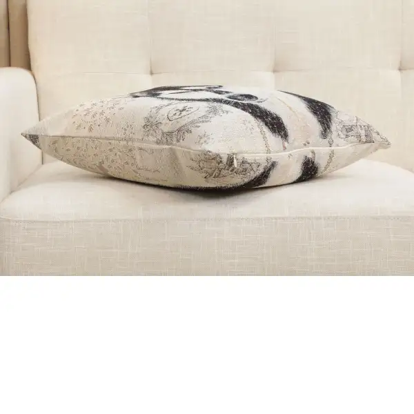 Husky Cushion Cover - 18 in. x 18 in. Cotton/Polyester/Acrylic by Charlotte Home Furnishings Inc | Close Up 3