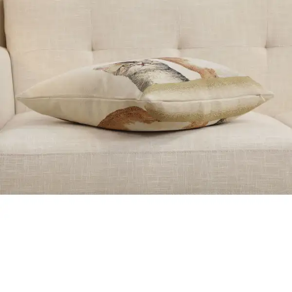 Besties Cushion Cover - 18 in. x 18 in. Cotton/Polyester/Acrylic by Charlotte Home Furnishings Inc | Close Up 3