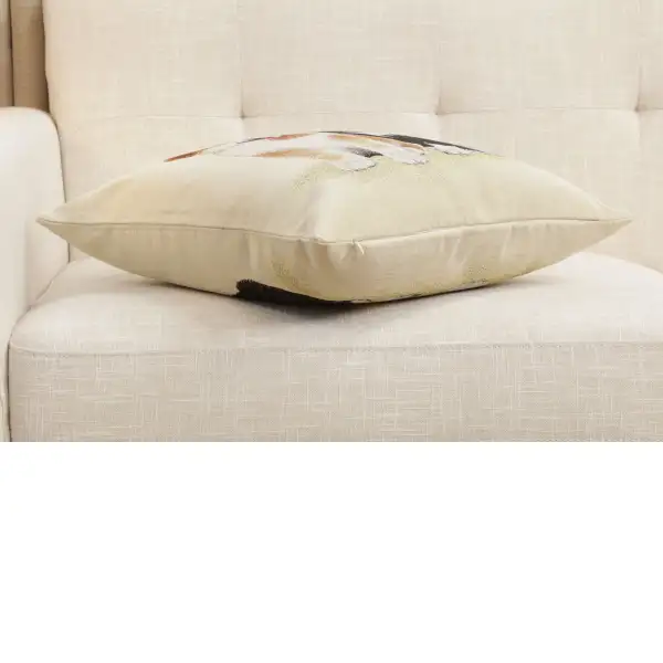 Akitas Cushion Cover - 18 in. x 18 in. Cotton/Polyester/Acrylic by Charlotte Home Furnishings Inc | Close Up 3