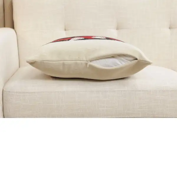 Dasch Trio Cushion Cover - 18 in. x 18 in. Cotton/Polyester/Acrylic by Charlotte Home Furnishings Inc | Close Up 4