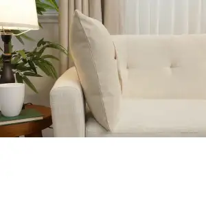 Bunny Cushion Cover - 18 in. x 18 in. Cotton/Polyester/Acrylic by Charlotte Home Furnishings Inc