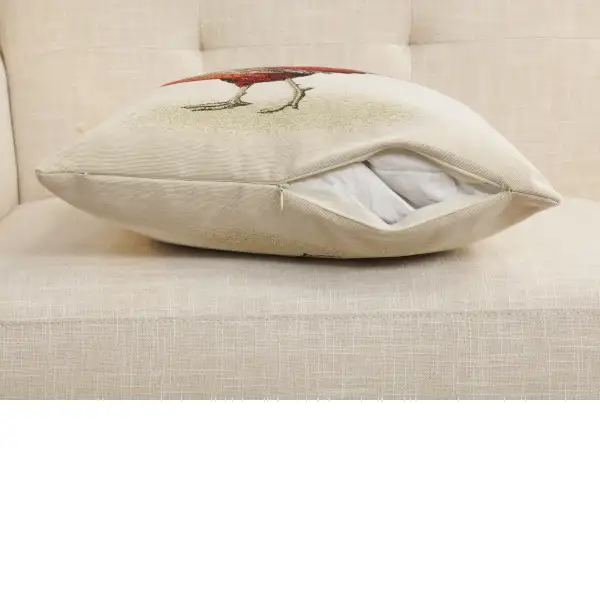 Pheasant Cushion Cover | Close Up 4