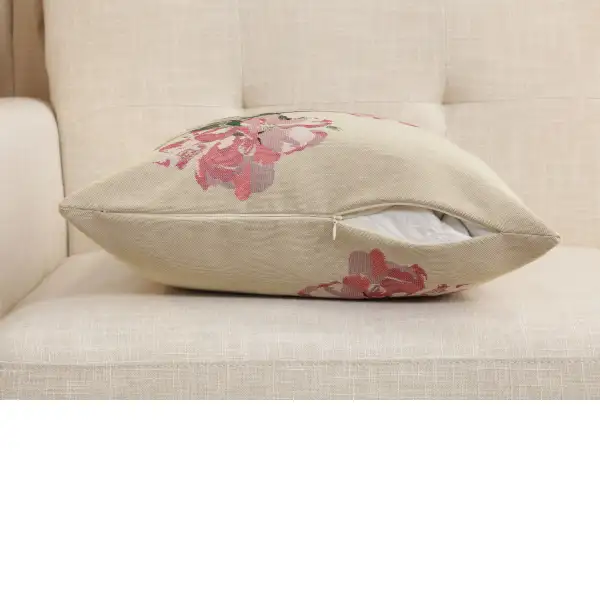Blue Birds Macaw Cushion Cover | Close Up 4