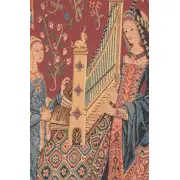 Medieval Hearing Large Belgian Sofa Pillow Cover | Close Up 2