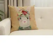 Katie the Rabbit Cushion Cover | Close Up 1