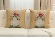 Katie the Rabbit Cushion Cover | Close Up 5