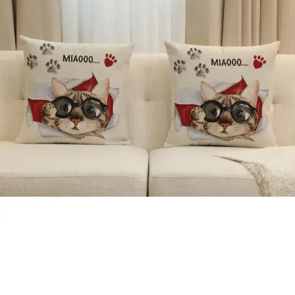 George the Cat Cushion Cover | Close Up 5