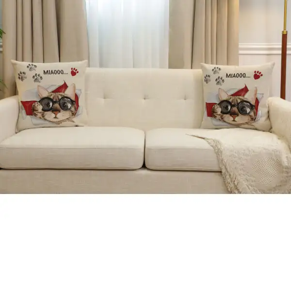 George the Cat Cushion Cover | Close Up 5