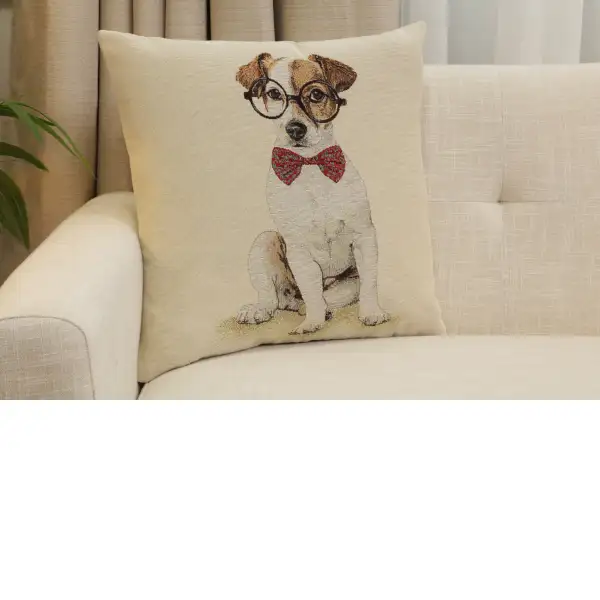 Ricardo the Dog Cushion Cover | Close Up 1