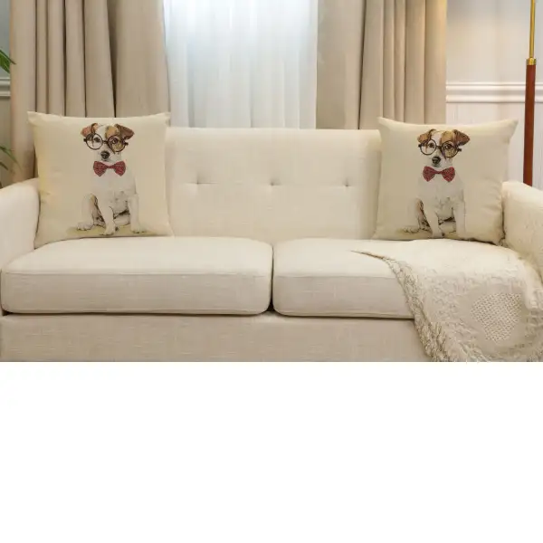 Ricardo the Dog Cushion Cover | Close Up 5