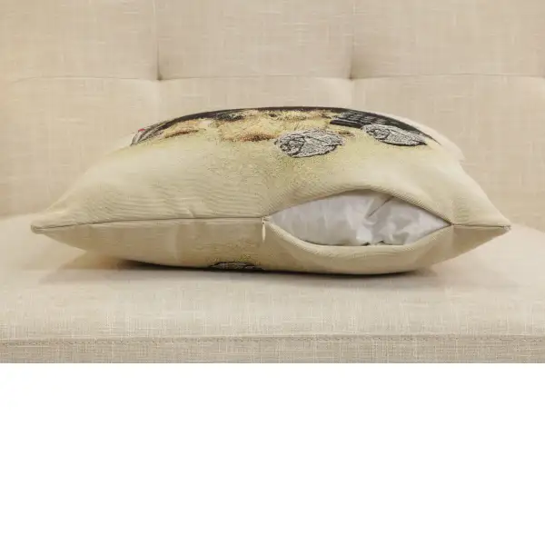 Writer Yorkie Cushion Cover | Close Up 4