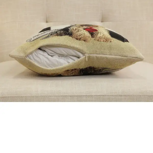 Executive Yorkie Cushion Cover | Close Up 4