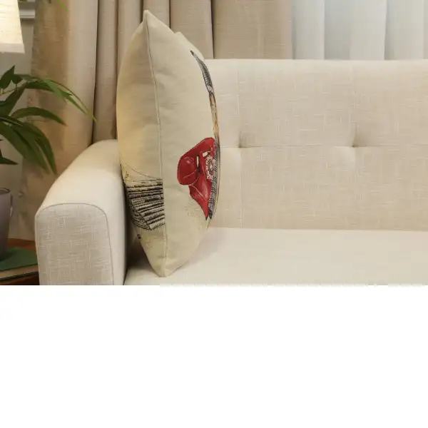 Sherlock Yorkie Cushion Cover | Close Up 2