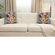 Mexicalli Blue Cushion Cover | Close Up 5