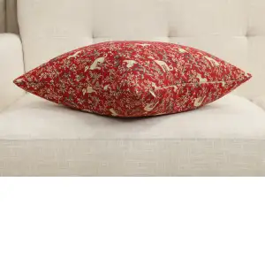 Red Rabbit Cushion Cover - 18 in. x 18 in. Cotton/Polyester/Acrylic by Charlotte Home Furnishings Inc