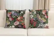 Lakme Cushion Cover - 18 in. x 18 in. Cotton/Polyester/Acrylic by Charlotte Home Furnishings Inc | Close Up 5