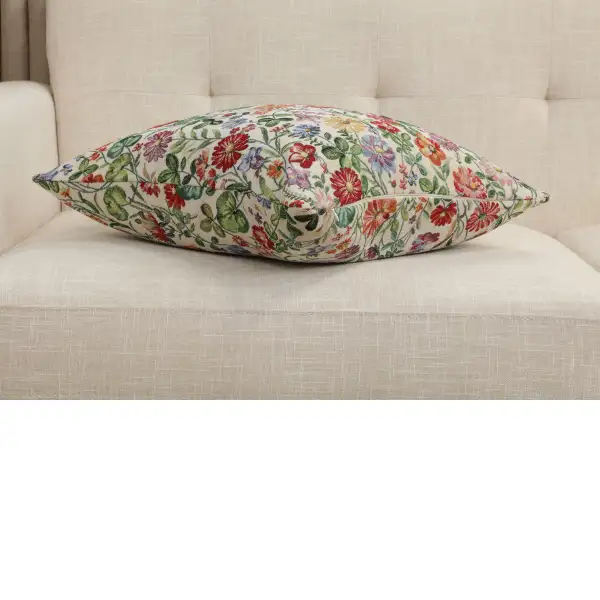 Serafina Cushion Cover - 18 in. x 18 in. Cotton/Polyester/Acrylic by Charlotte Home Furnishings Inc | Close Up 3
