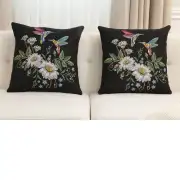 Barleta Cushion Cover - 18 in. x 18 in. Cotton/Polyester/Acrylic by Charlotte Home Furnishings Inc | Close Up 5