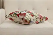 Spring Garden Cushion Cover - 18 in. x 18 in. Cotton/Polyester/Acrylic by Charlotte Home Furnishings Inc | Close Up 3
