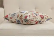 Lillium Cushion Cover - 18 in. x 18 in. Cotton/Polyester/Acrylic by Charlotte Home Furnishings Inc | Close Up 3