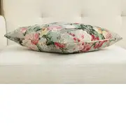 Berries Field Cushion Cover - 18 in. x 18 in. Cotton/Polyester/Acrylic by Charlotte Home Furnishings Inc | Close Up 2