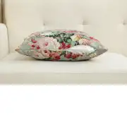 Berries Field Cushion Cover - 18 in. x 18 in. Cotton/Polyester/Acrylic by Charlotte Home Furnishings Inc | Close Up 4