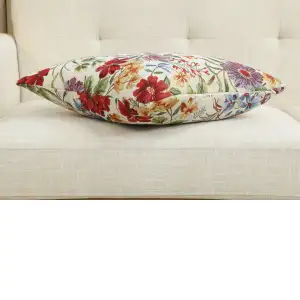 Caroline Cushion Cover - 18 in. x 18 in. Cotton/Polyester/Acrylic by Charlotte Home Furnishings Inc