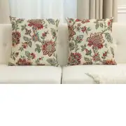 Shaila Cushion Cover - 18 in. x 18 in. Cotton/Polyester/Acrylic by Charlotte Home Furnishings Inc | Close Up 5