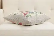 Daisy Flower Cushion Cover - 18 in. x 18 in. Cotton/Polyester/Acrylic by Charlotte Home Furnishings Inc | Close Up 3