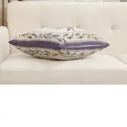 Nardus Bouquet Cushion Cover - 18 in. x 18 in. Cotton/Polyester/Acrylic by Charlotte Home Furnishings Inc | Close Up 3