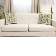 Lemon Flower Cushion Cover | Close Up 5